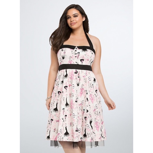 torrid Dresses & Skirts - Torrid Barbie Retro Pin Up Style Halter Dress